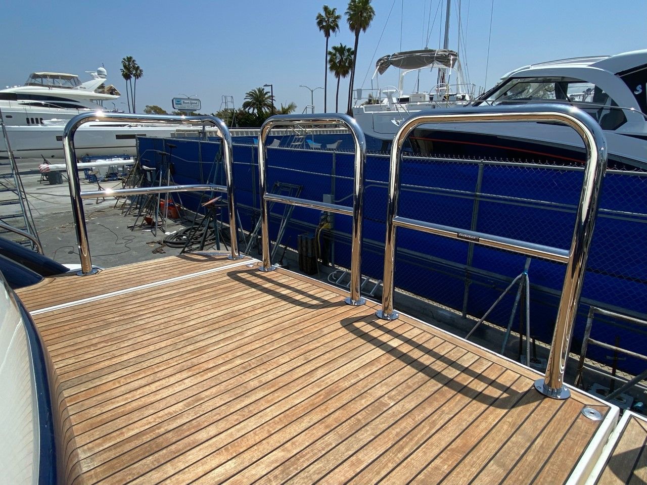 Swim Platform Staple Rails & Marine Grab Rails by Tanner Manufacturing
