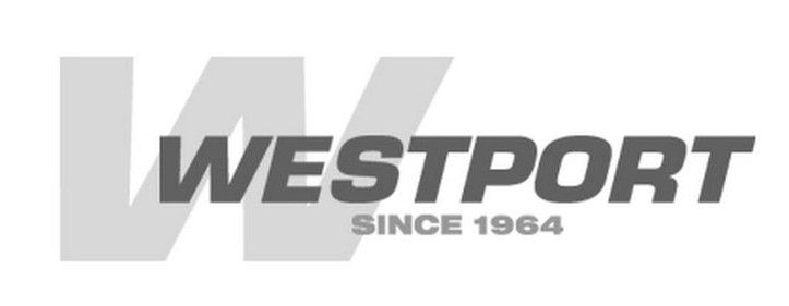 A black and white logo for Westport Yachts 