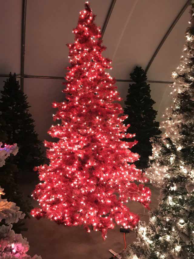 Red Christmas Tree — Holiday Items in Sacramento, CA