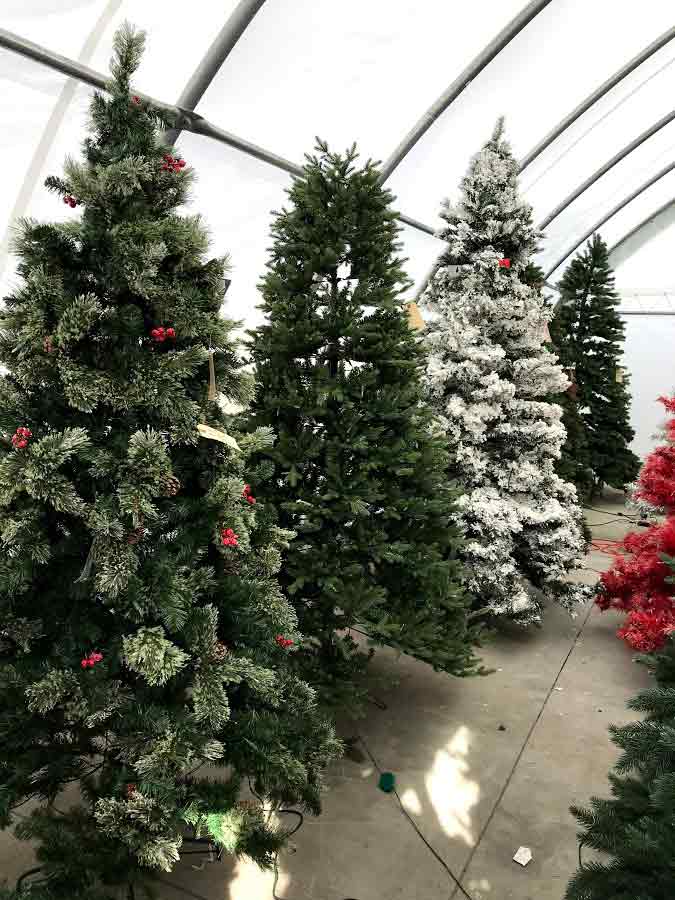 Snow Effect Christmas Tree — Holiday Items in Sacramento, CA