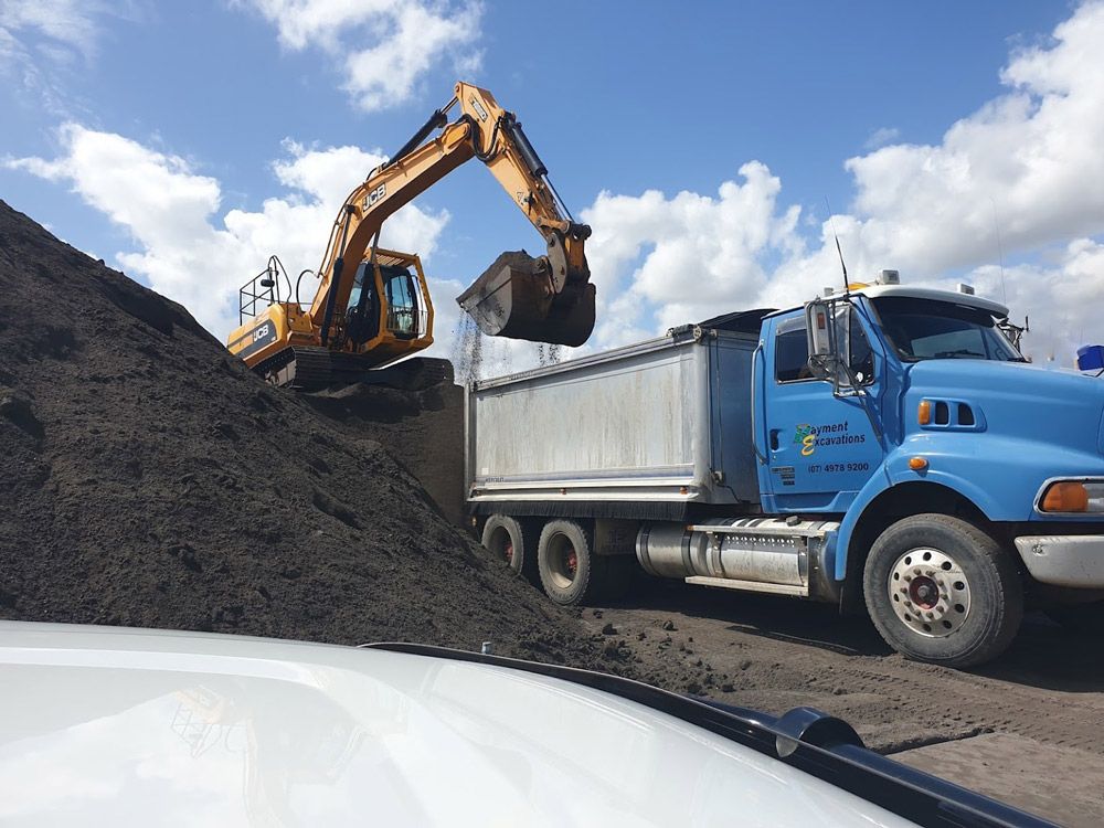 Heavy Machineries in A Construction Site