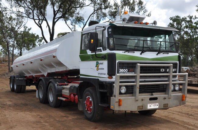 Water Cartage truck - Water cartage Gladstone & Central QLD
