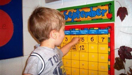 Baby Boy Counting Numbers — Potomac, MD — Little Acorns Early Learning Center