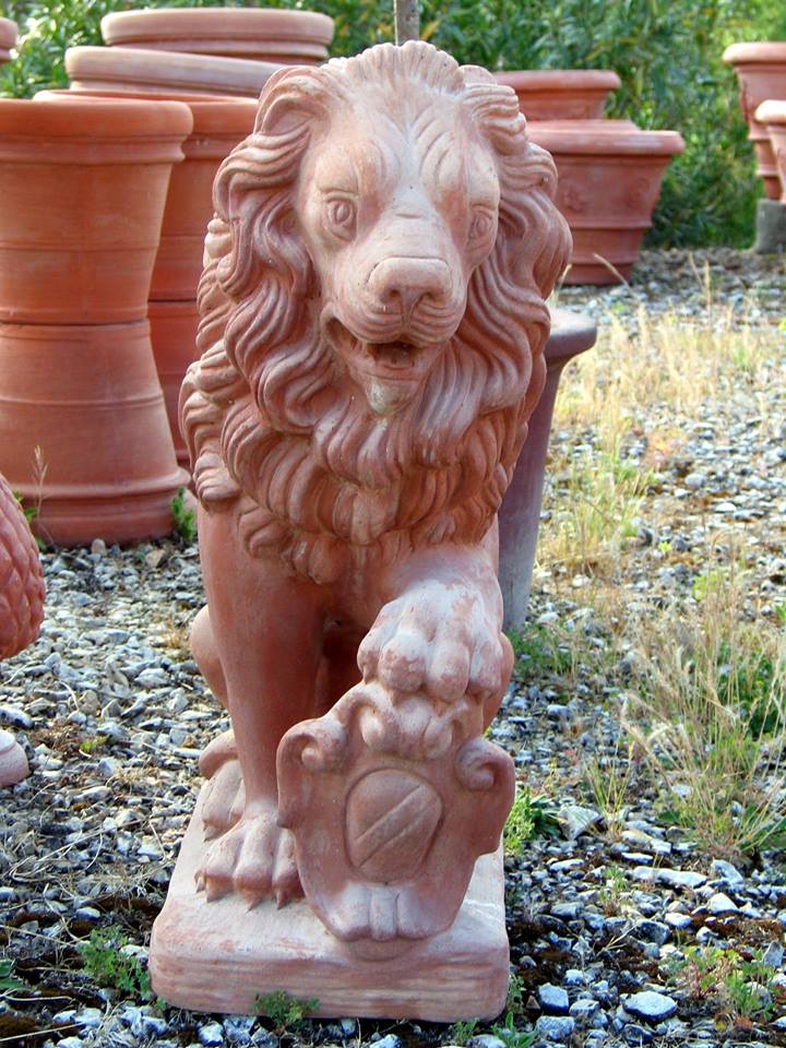 terracotta lion