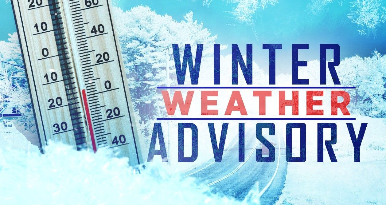 Thermometer showing cold temperatures with