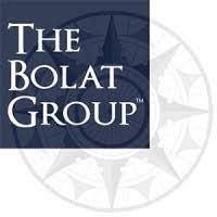 The bolat group logo with a compass in the background.