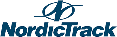 The nordictrack logo is blue and white on a white background.