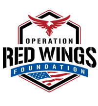 The logo for the operation red wings foundation