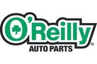 The logo for o'reilly auto parts is green and black.