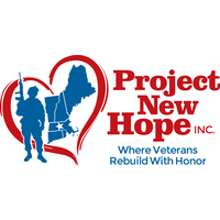 The logo for project new hope inc. where veterans rebuild with honor.