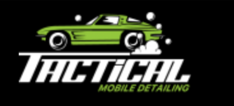 A logo for a company called tactical mobile detailing