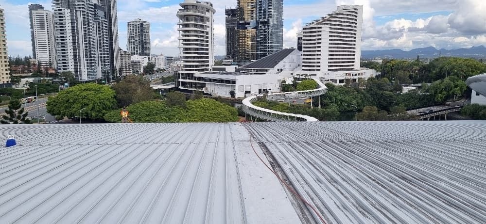 Metal Roof — Excess Cleaning in Molendinar, QLD