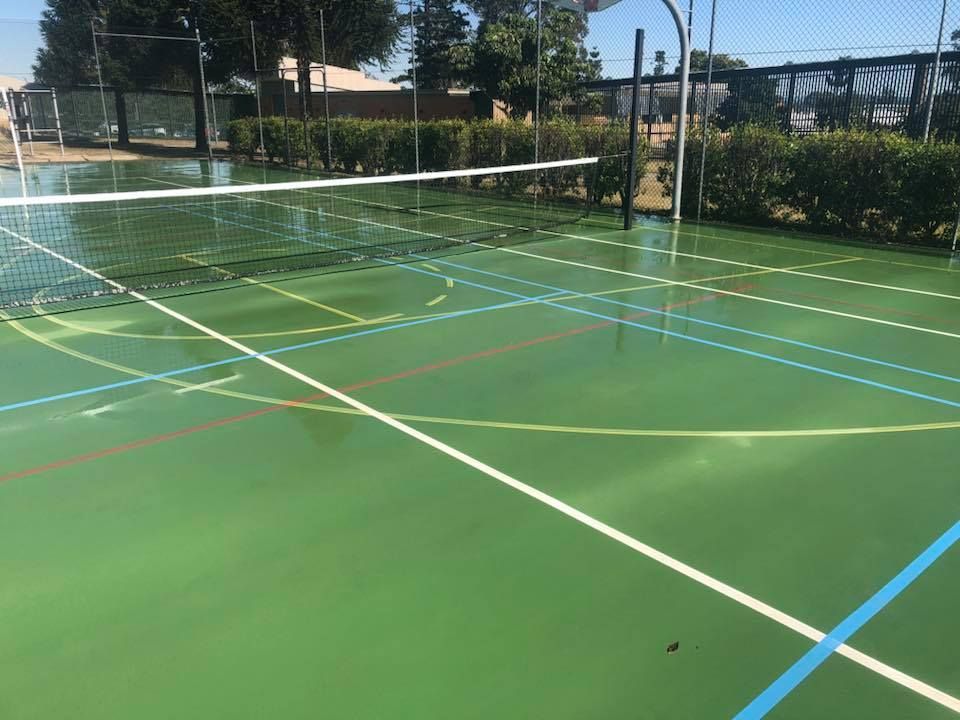 Tennis Court — Excess Cleaning in North West Coast Tasmania, TAS
