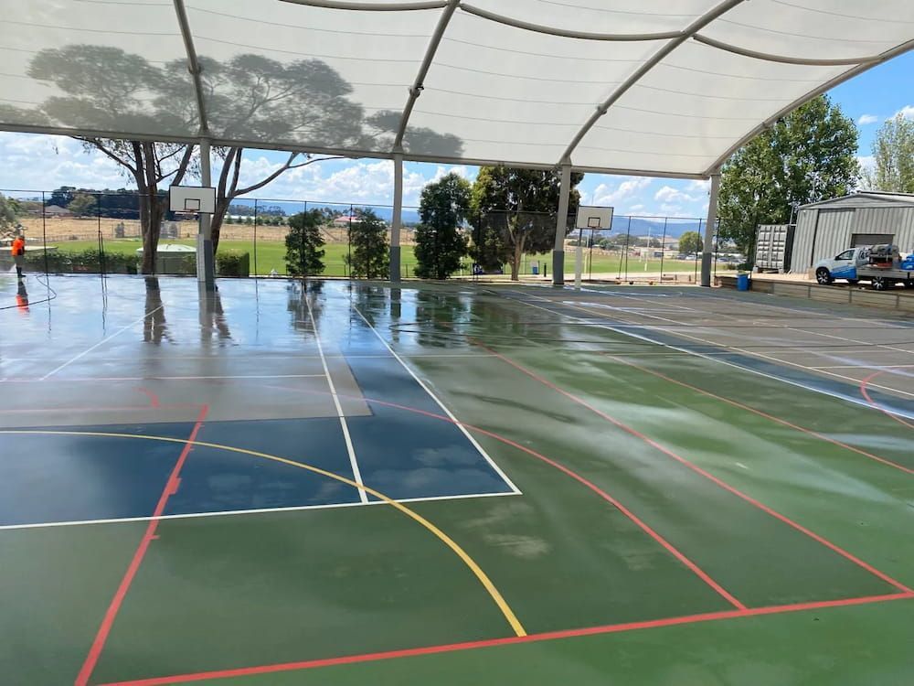 Indoor Sport Court for Basketball — Excess Cleaning in Molendinar, QLD
