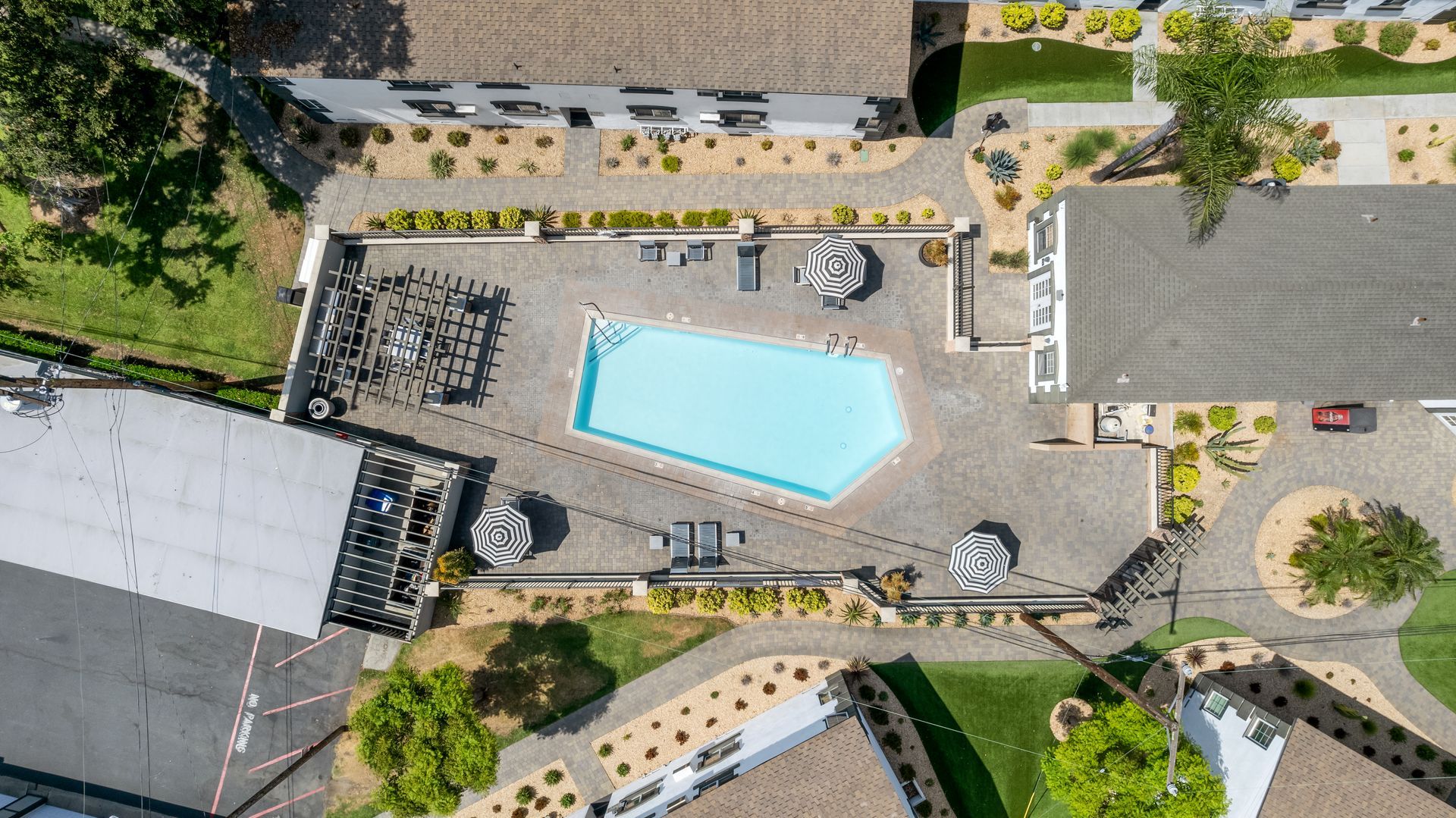 Exterior photo with pool