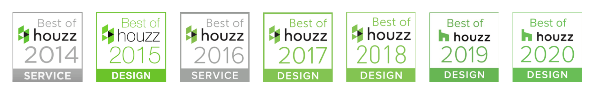 Best of Houzz Awards for Design & Service