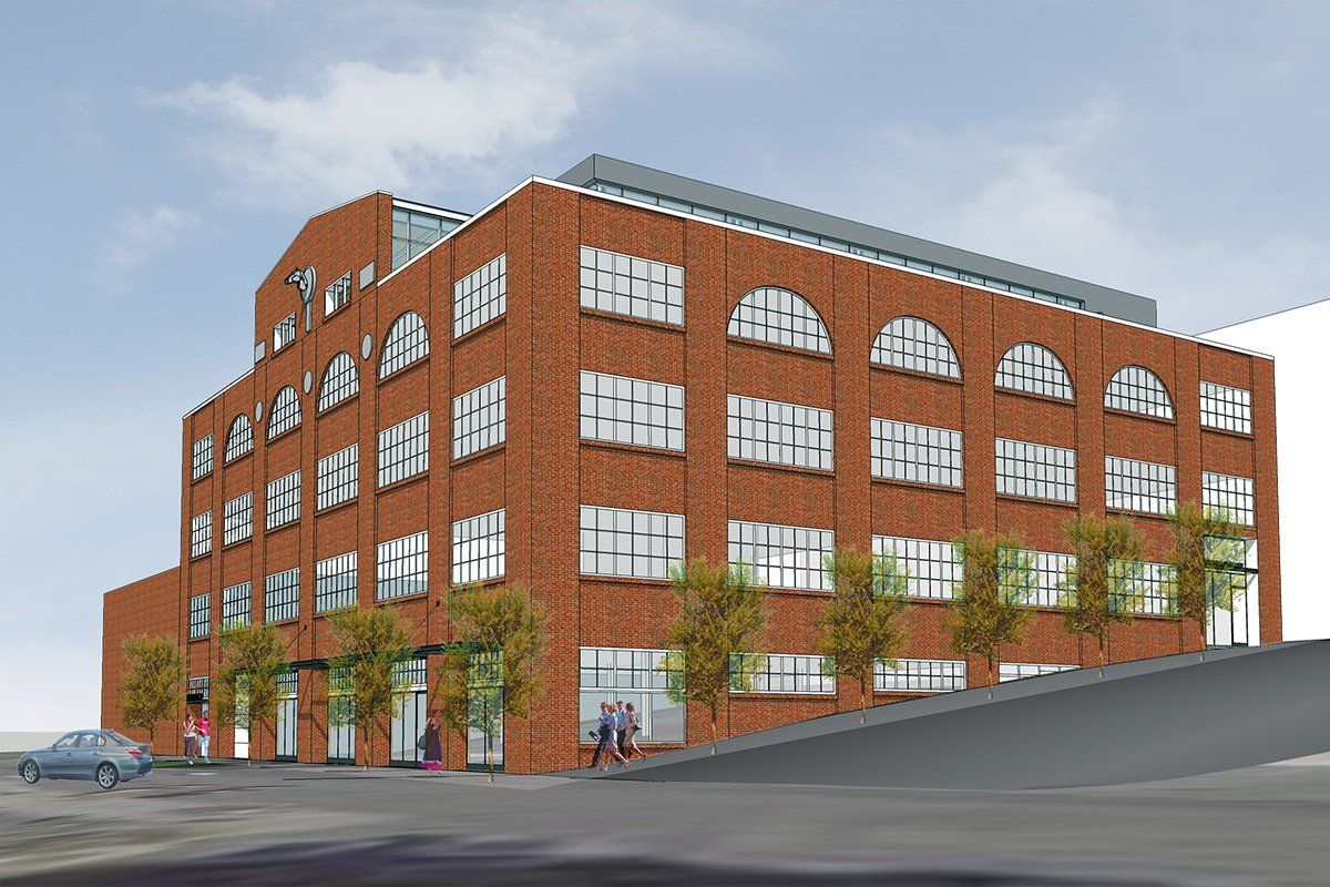 An architectural rendering of Union Stables.
