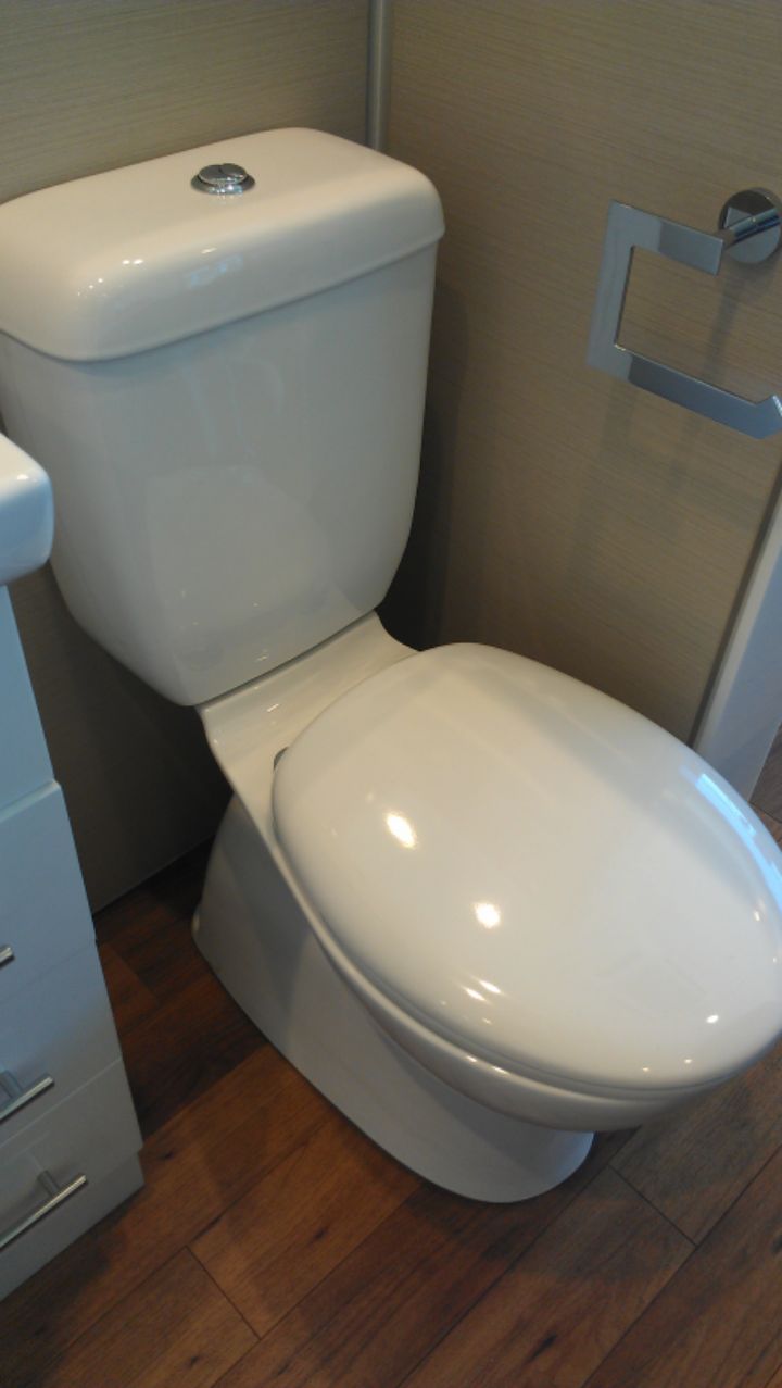new toilet installation