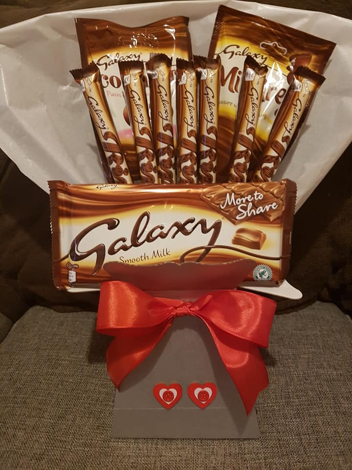 galaxy chocolate bouquet luton