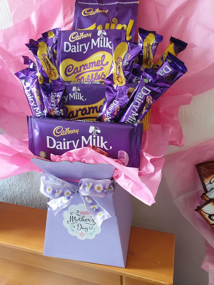 Dairy milk cadbury caramel bouquet