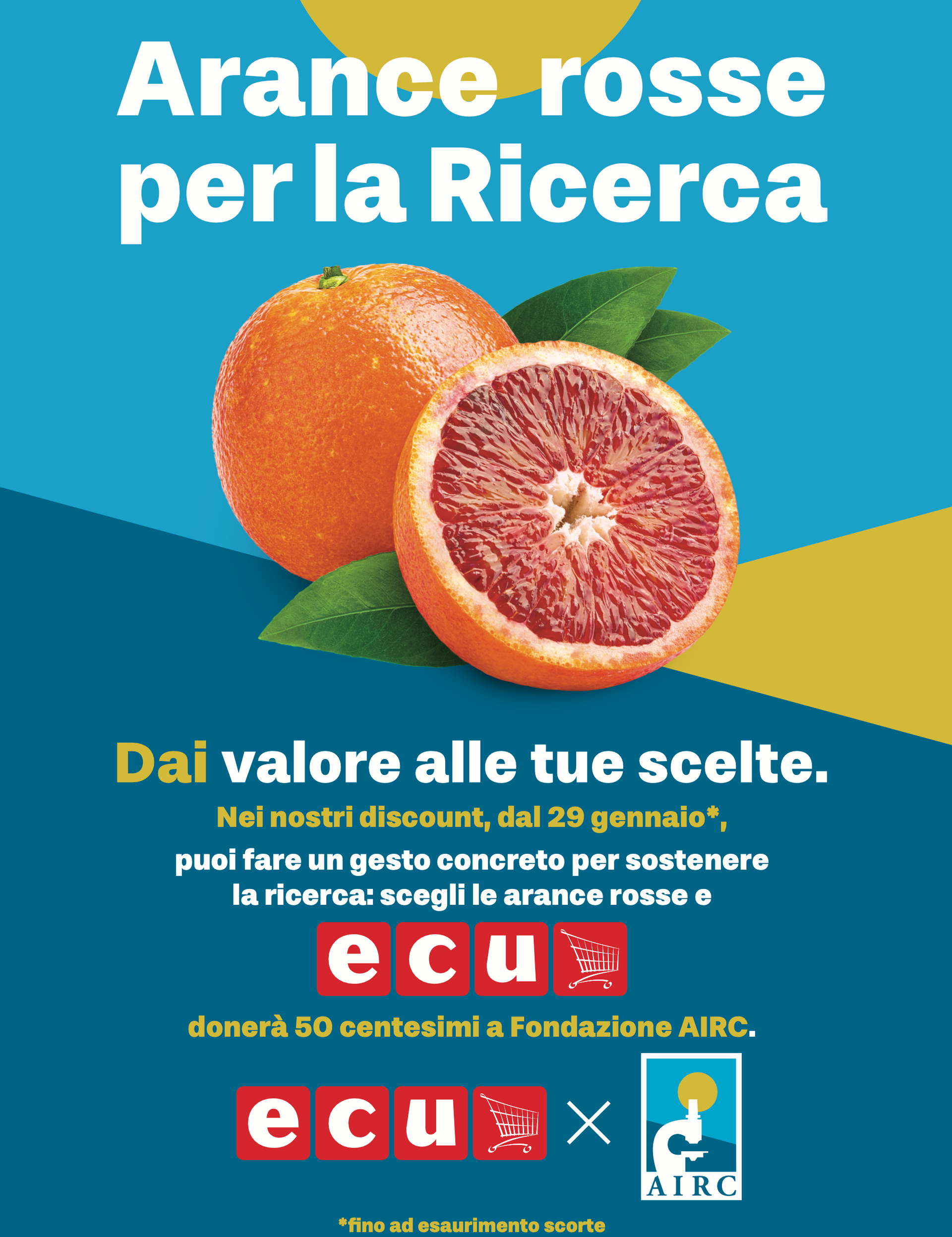 Donazione AIRC arance
