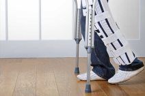 A Worker With An Injured Leg — Work Injury Attorney for Westmoreland, PA