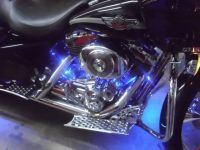Custom Lighting — Luxury Motorcycle With Custom Lights At Engine In Chicago, IL