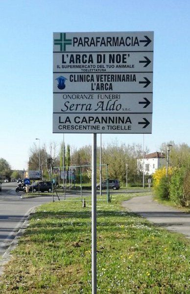 cartellone per pubblicità