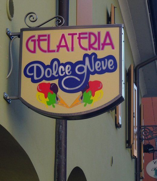 insegna gelateria