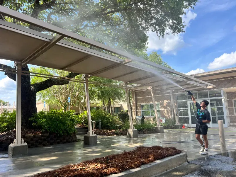 commercial building wash