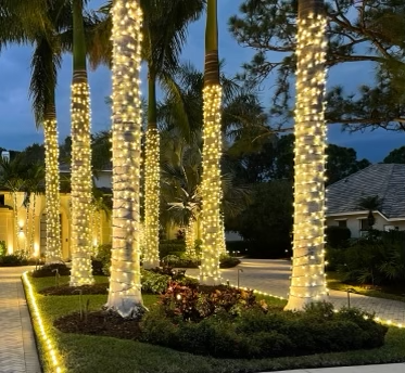 christmas light installation