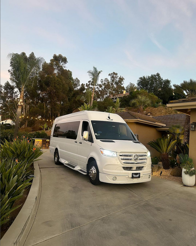 FAA Limousines & Tours sprinter party bus
