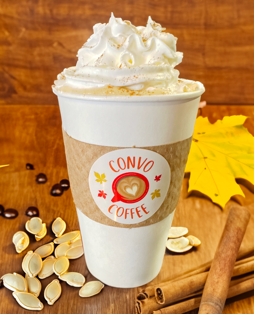 Convo Coffee's Pumpkin Pie Latte