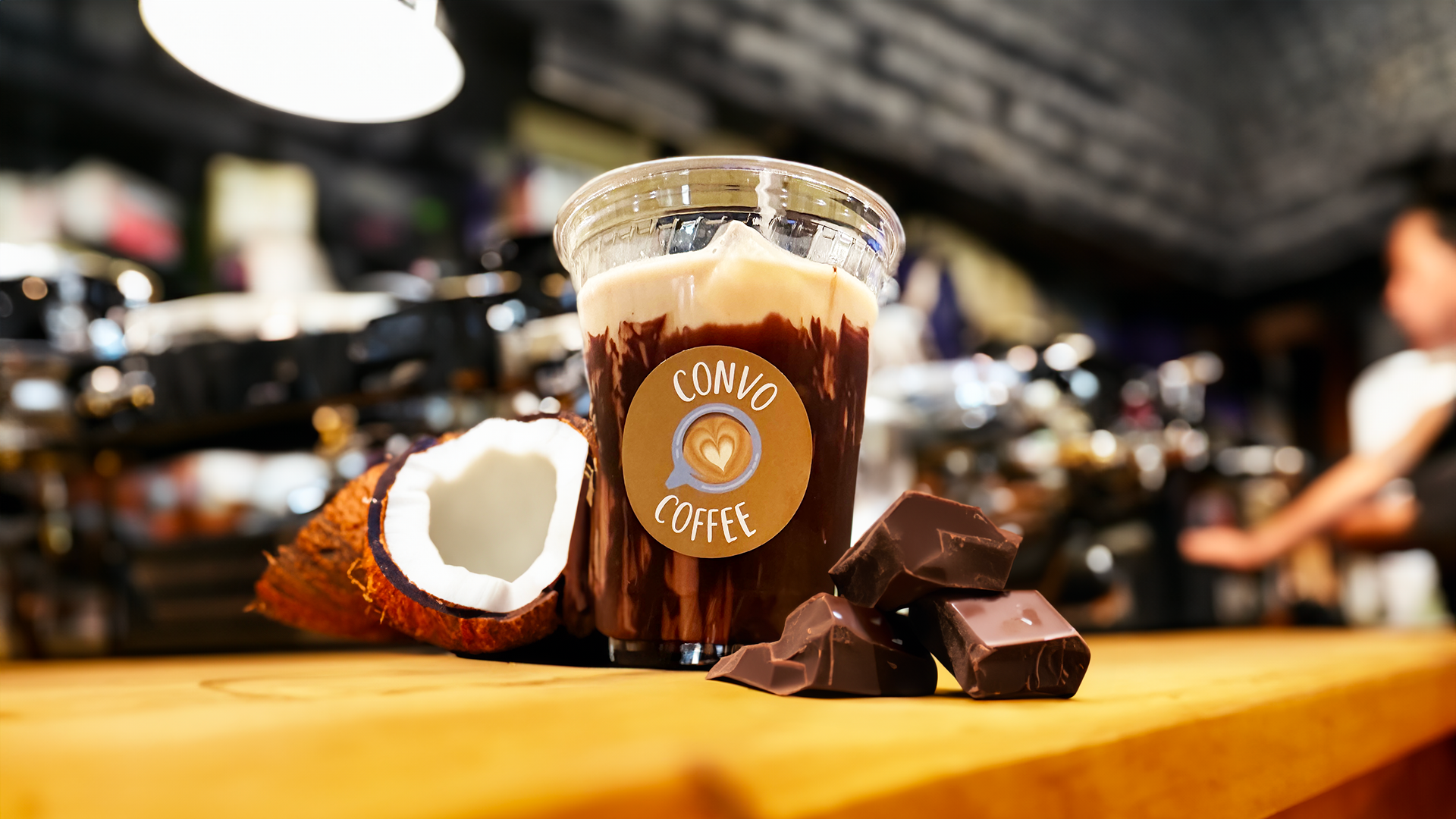 The Wonder Woman Drink at Convo Coffee