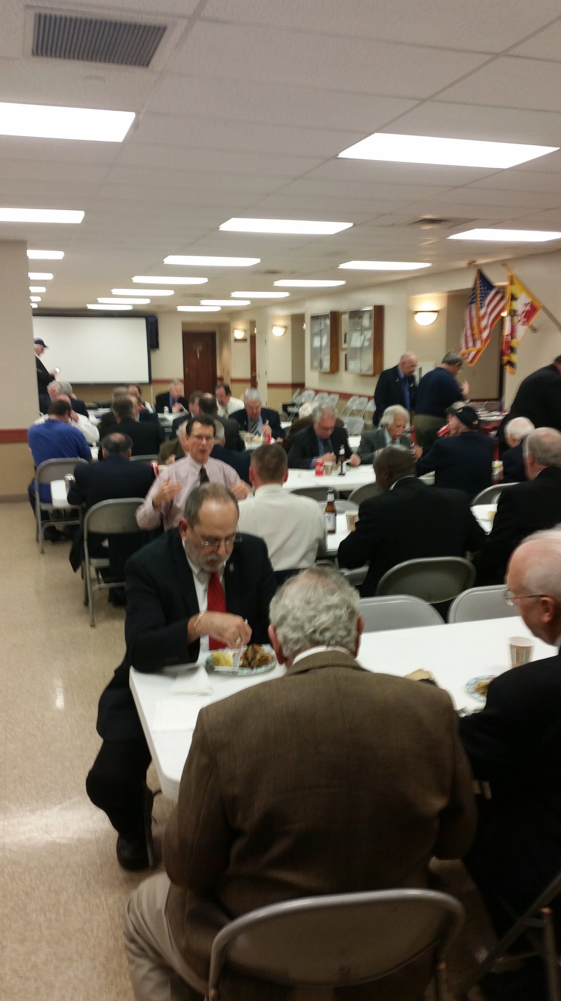 Fellowship after the meeting