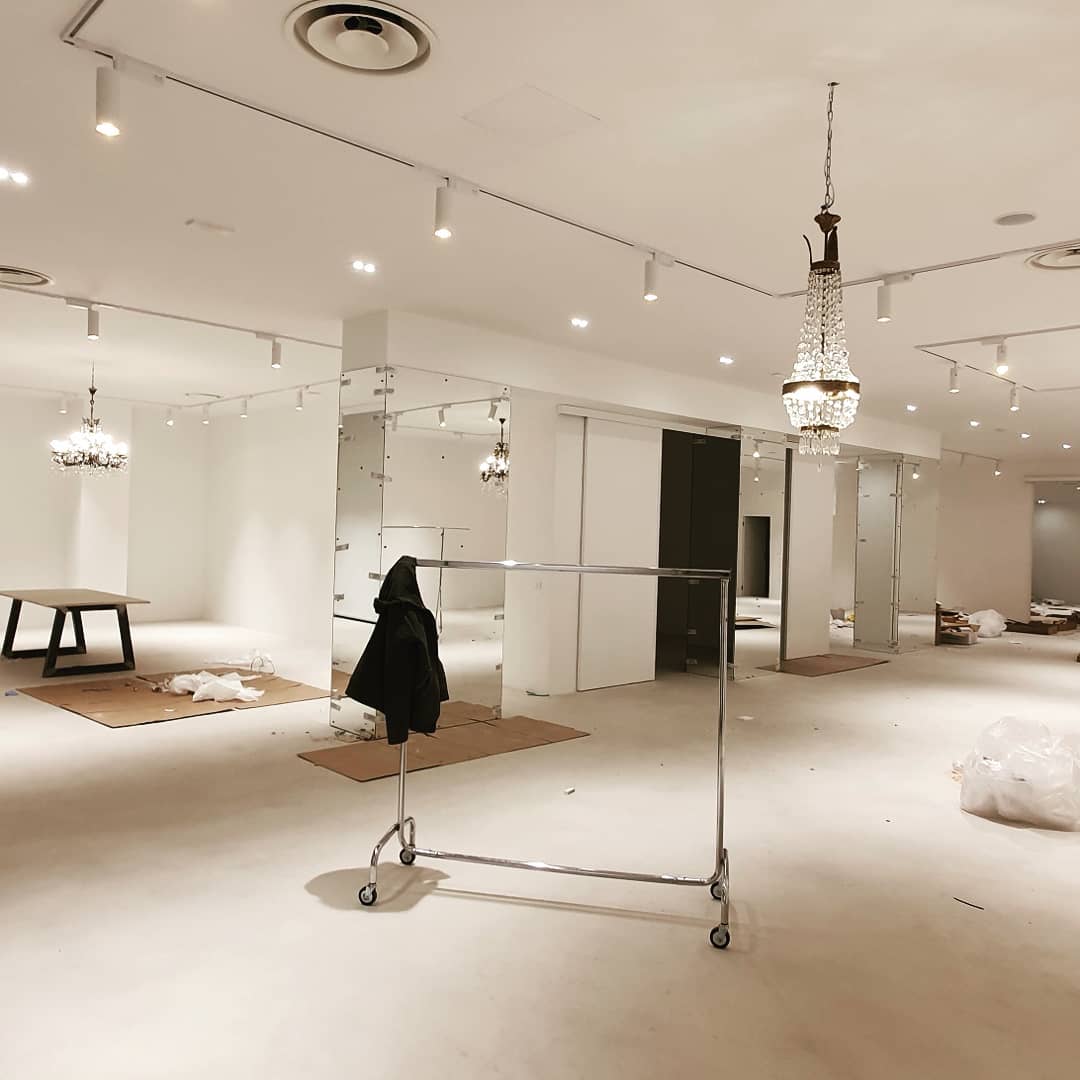 impianti di illuminazione per locali commerciali