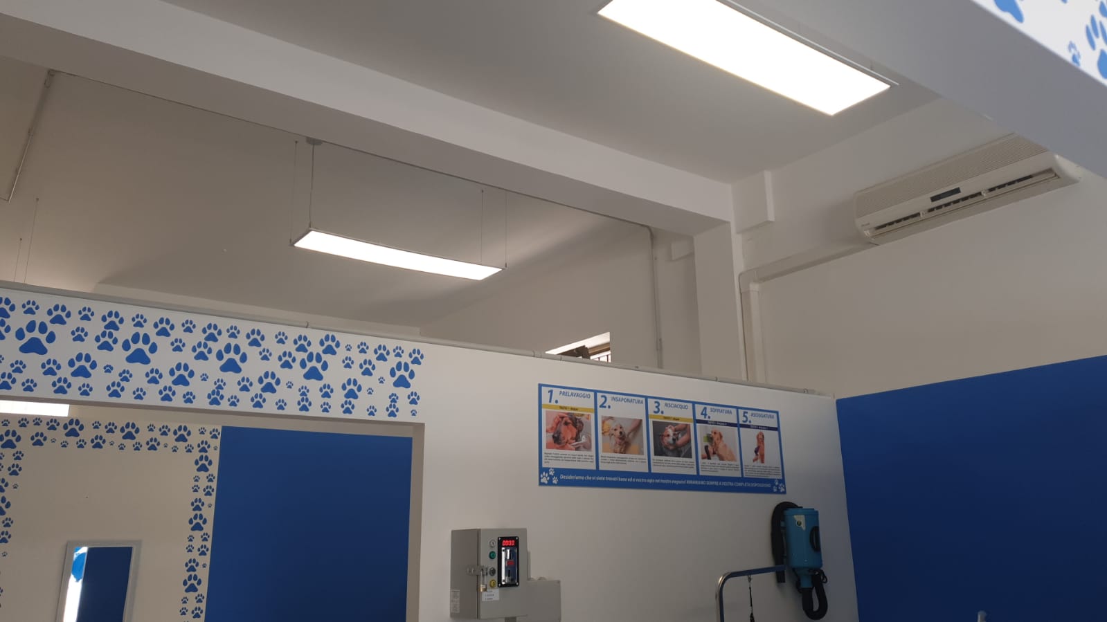 impianti di illuminazione per attività commerciali