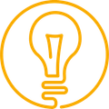 icona lampadina logo