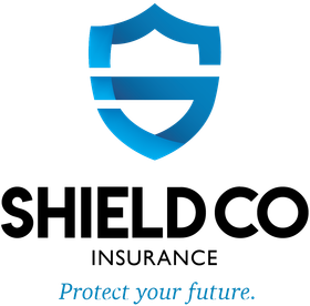 The logo for shield co insurance and investments protects your future.