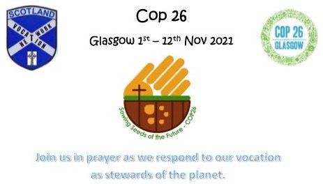 a poster for cop 26 glasgow 1st - 12th nov 2021