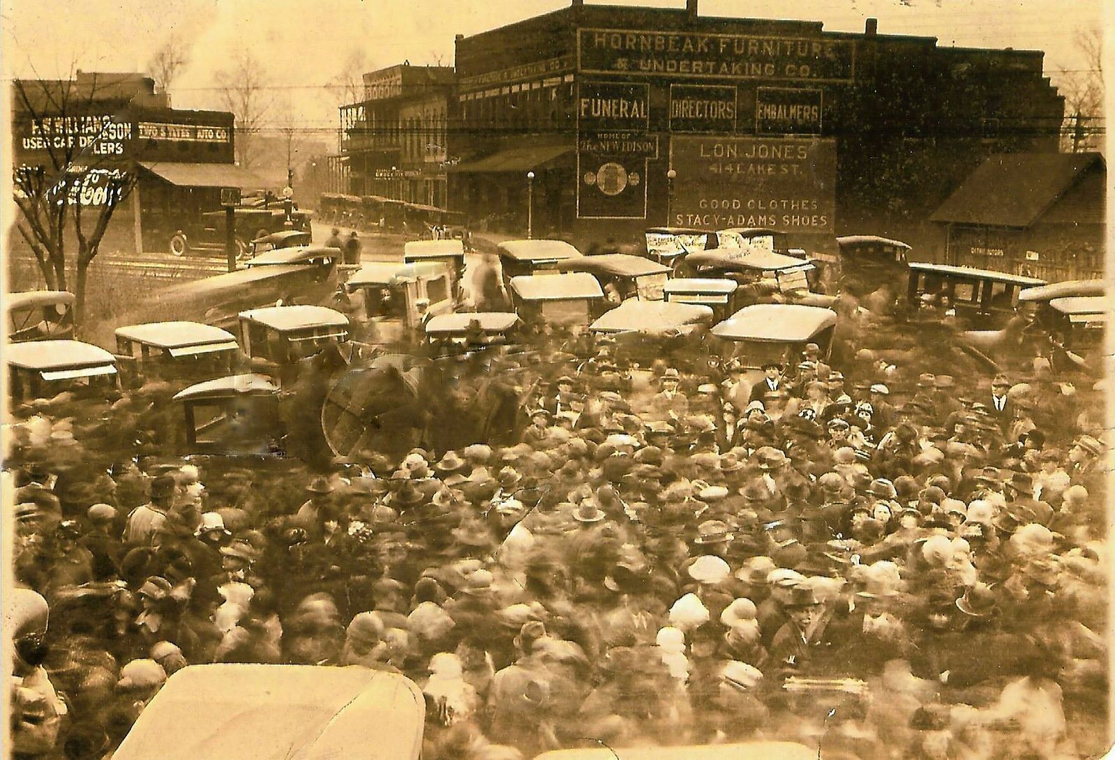 Sepia photo from sometime in the early 1920's