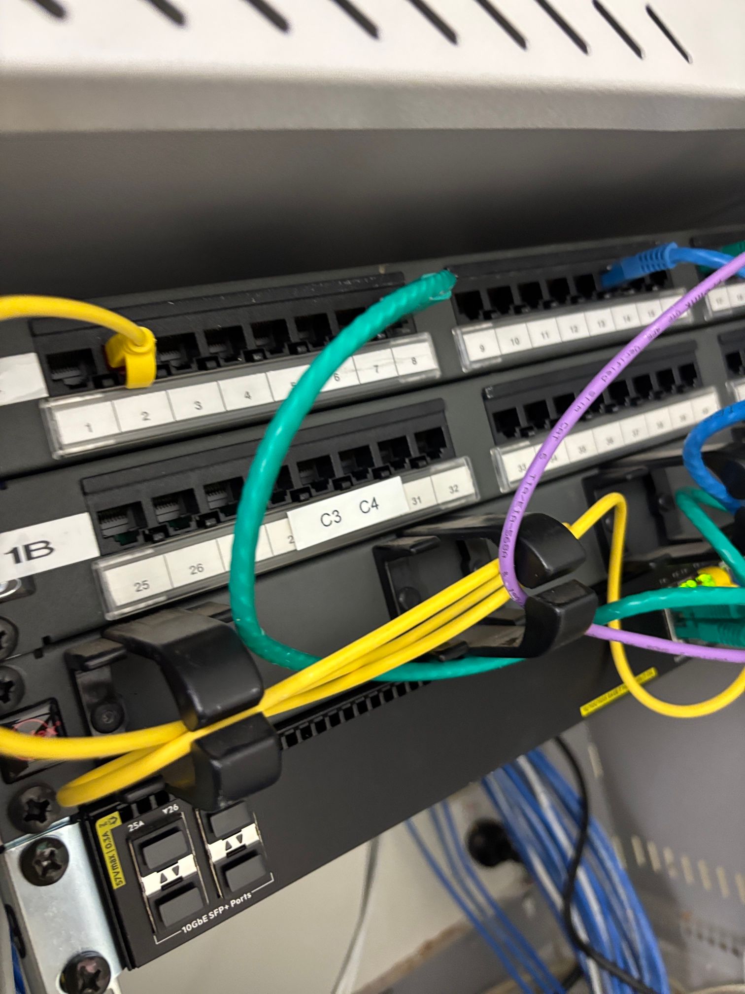 Server Cables in a Data Center — Frontier Connect in Newtown, QLD