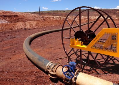 Wafer Valve on Mining Site. Forcequip Glanmire QLD
