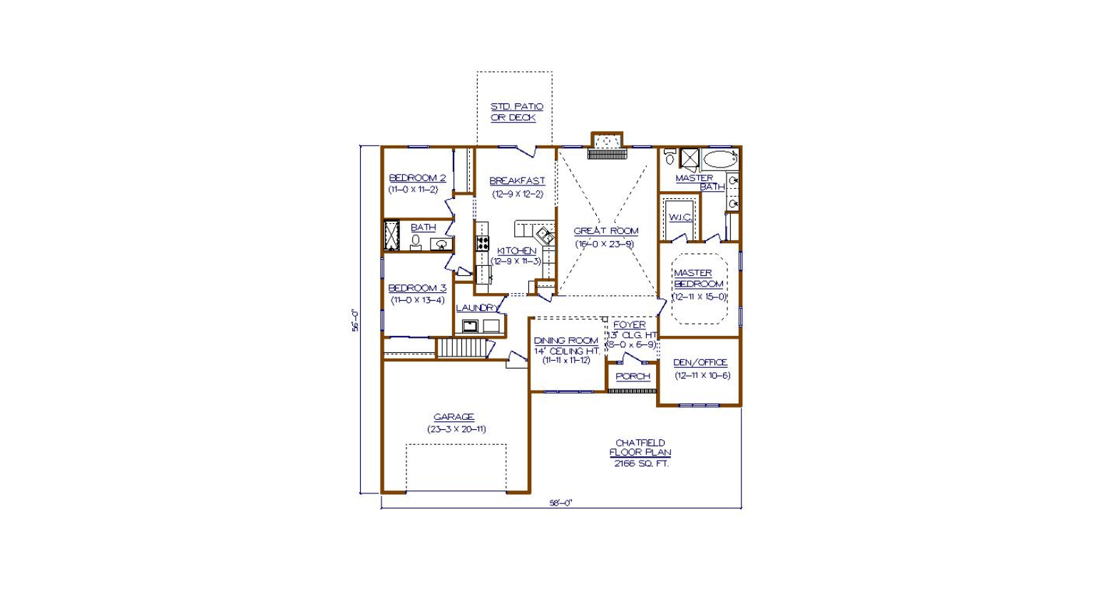 A floor plan of a house on a white background