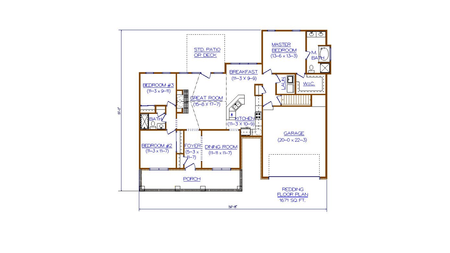 A floor plan of a house on a white background