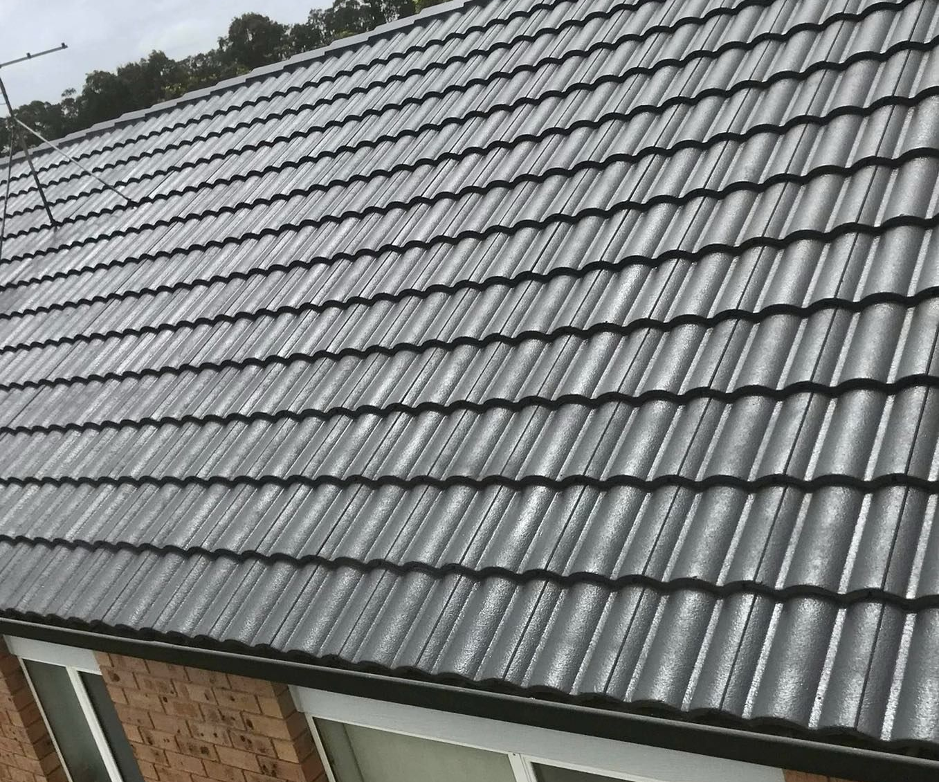 Tile Roof Freshly Painted — Stan Painting Services In Beresfield, NSW