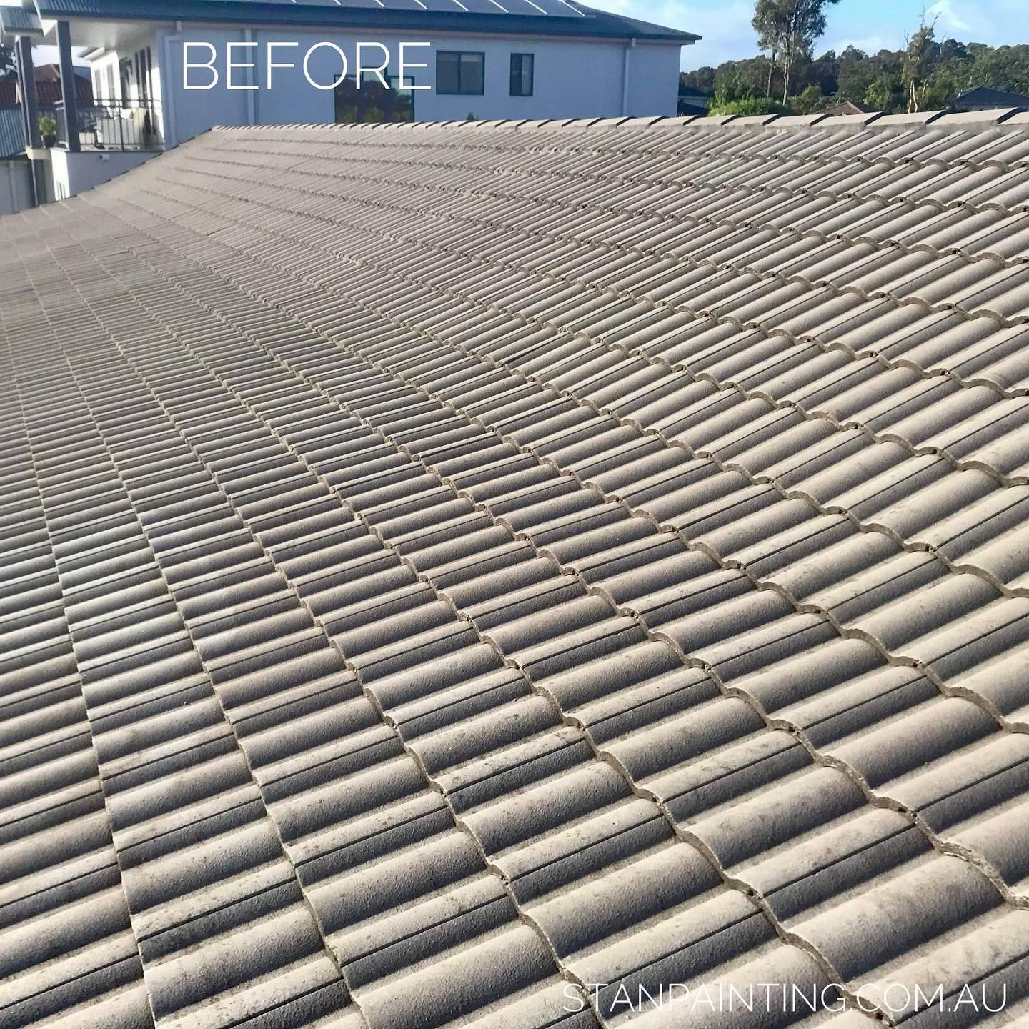 Close-Up View of A Before Cleaning — Stan Painting Services In Merewether, NSW 