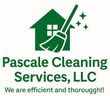 Green logo: House and broom; Pascal Cleaning Services, LLC; "We are efficient and thorough!"