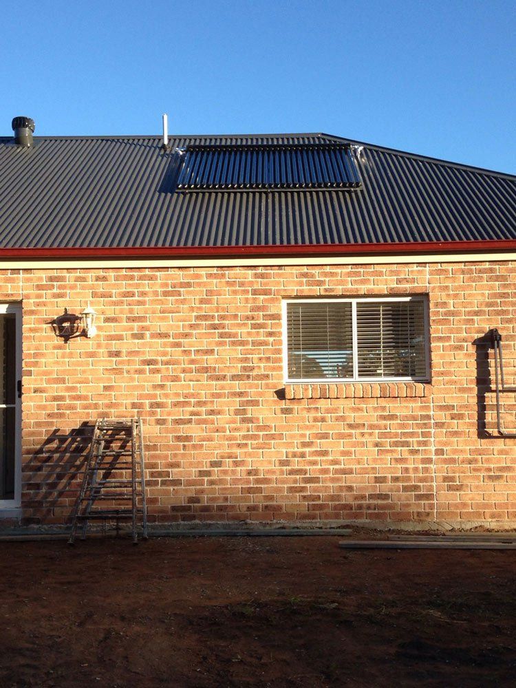 Residential with Solar Hot Water System — Solar Installer in Orange, NSW