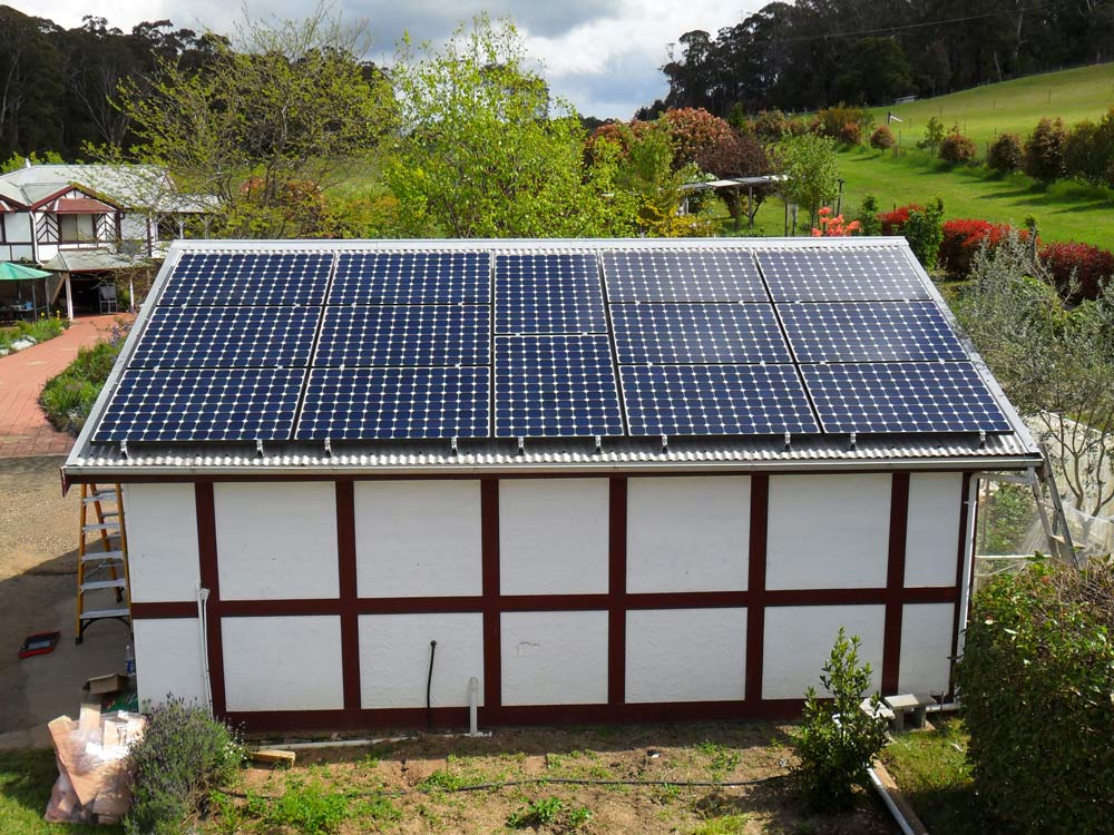 Building with Lots of Solar Panels — Solar Installer in Orange, NSW